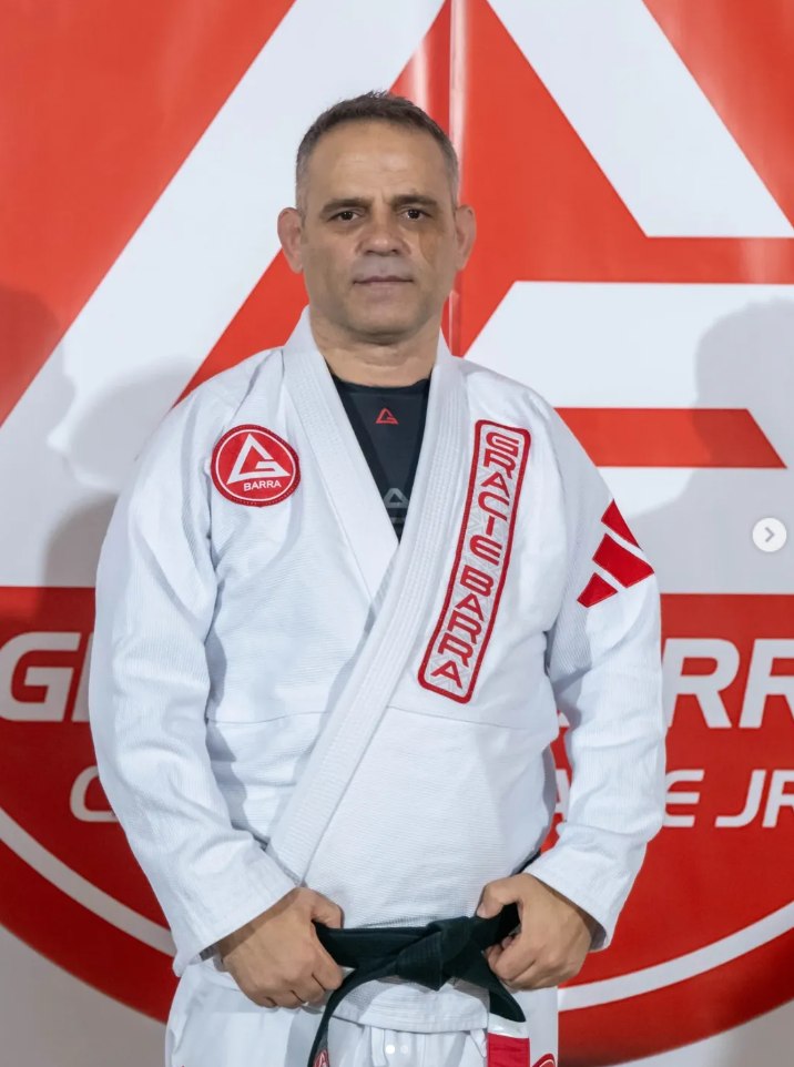 Professor Dorian Lapaj, Albania's first Brazilian Jiu-Jitsu black belt and head instructor of Gracie Barra Sarandë